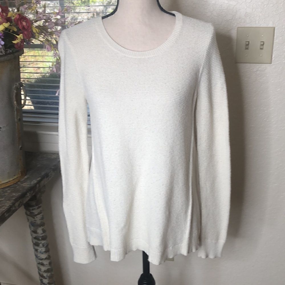 Madewell Natural Cotton Normcore Sweater Size S